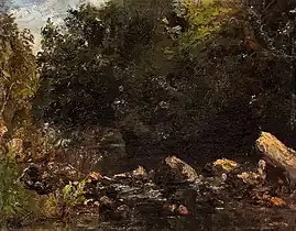 La Forêt de Fontainebleau - Gustave Courbet