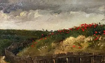 Les Coquelicots 1850  - Gustave Courbet