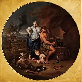 Vénus et Vulcain - Pierre Mignard - XVIIe