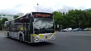 Mercedes Citaro C2 à Cergy, sur la ligne 58.