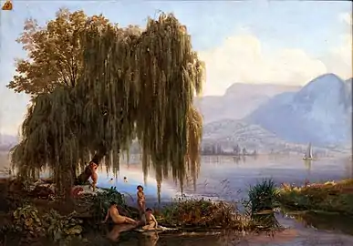 Baigneuse dans le lac d'Annecy (1868), musée des Beaux-Arts de Gaillac.