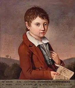 Henri Fos de Laborde enfant - Fortuné Dufau