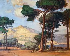 Matinée d'été en Provence - Pierre Magnan-Bernard (1929)