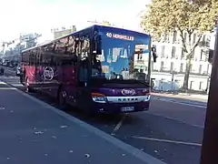 Setra S 416 UL Business n°S93 exceptionnellement sur la ligne 40 à Versailles.