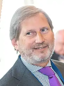Johannes Hahn en 2019