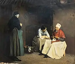 Les Tricoteuses (1881), musée des Beaux-Arts de Pau.