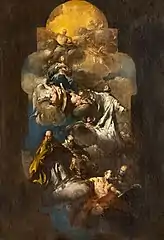 Apothéose de saint Philippe Néri - Giovanni Domenico Ferretti