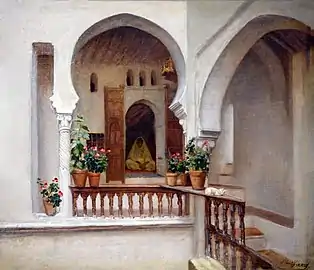 Femme dans un intérieur à Alger - Musée des Beaux-Arts de Narbonne