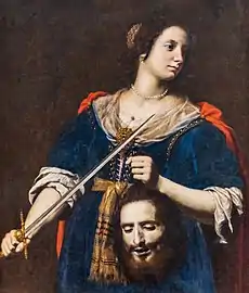 Lorenzo Lippi - Judith tenant la tête d'Holopherne (XVIIe siècle)