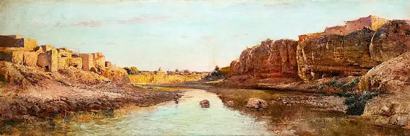 L'Oued de Bou-Saâda.