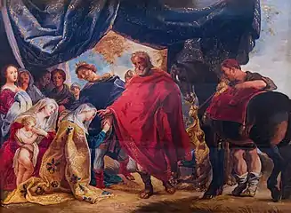 La famille de Darius devant Alexandre - Jacob Jordaens