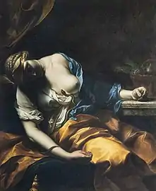 La mort de Cléopâtre - Antoine Rivalz