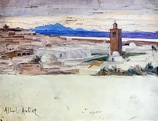 Les toits de Tunis - Albert Aublet