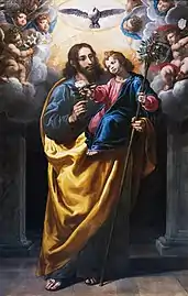 Saint Joseph portant l'enfant Jésus - Musée des Beaux-Arts de Narbonne