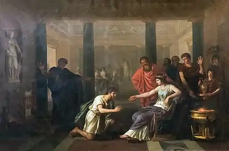 Ulysse dans le palais d'Alcinoüs Jean-Jacques Lagrenée