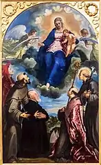 Vierge dans la Gloire - Le Tintoret