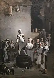 La fête du chef (ou le joyeux cuisinier) 1861 Toronto Coll. Privée