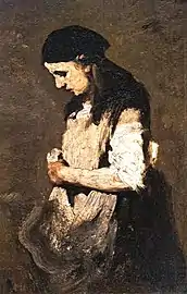 Etude de femme, Bayeux, musée d'Art et d'Histoire Baron-Gérard.