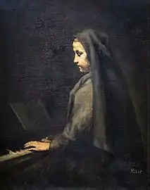 Femme au piano, Oxford, Ashmolean Museum.