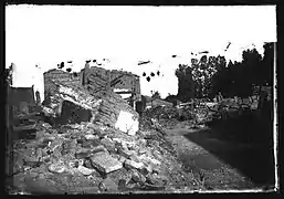 Ruines au niveau de l'Avenue de Muret.