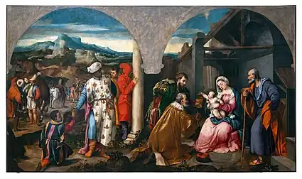 L'Adoration des mages vers 1537 - Académie des Beaux-Arts de Venise