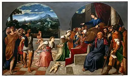 Le Jugement de Salomon, 1533Accademia, Venise