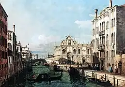 Le Rio dei Mendicanti (vers 1740)Gallerie dell'Accademia de Venise