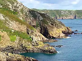 Vue de la pointe de la Moye.