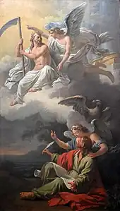 Saint Jean dans l’île de Patmos (1758), primatiale Saint-Jean de Lyon.