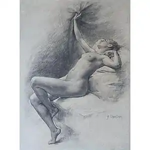 Étude pour Danaé (1891), localisation inconnue.