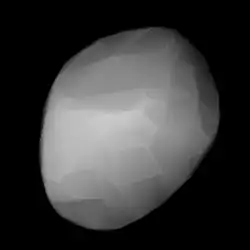 Description de l'image 001107-asteroid shape model (1107) Lictoria.png.
