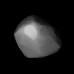Description de l'image 001245-asteroid shape model (1245) Calvinia.png.
