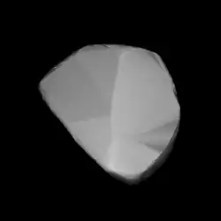 Description de l'image 001334-asteroid shape model (1334) Lundmarka.png.