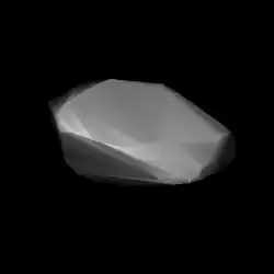 Description de l'image 001424-asteroid shape model (1424) Sundmania.png.