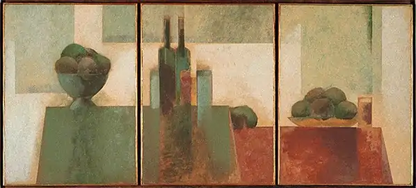 Natureza morta (triptyque), de Carlos Scliar (pt) (1960).