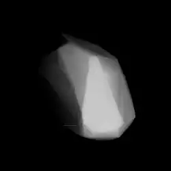 Description de l'image 001449-asteroid shape model (1449) Virtanen.png.