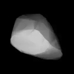 Description de l'image 001533-asteroid shape model (1533) Saimaa.png.