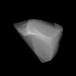 Description de l'image 001582-asteroid shape model (1582) Martir.png.