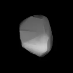 Description de l'image 001621-asteroid shape model (1621) Druzhba.png.