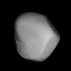 Description de l'image 001753-asteroid shape model (1753) Mieke.png.