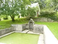 La fontaine et le four à pain