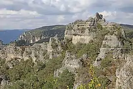 La chaos de Montpellier-le-Vieux, dans le sud-est.