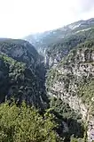 Gorges d'Escuain au sud-est.