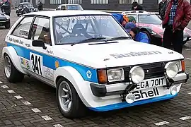 Talbot Sunbeam-Lotus de Tony Pond au rallye classique de Monte-Carlo de 2012.