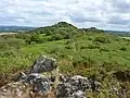 La "Roche du Feu" (Karreg-an-Tan) vue de l'ouest