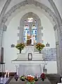 La chapelle Sainte-Anne-des-Bois : vue intérieure.