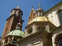 Le dôme doré de la chapelle