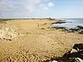 La plage entre Porh Lineneü et Karreg Vraz.