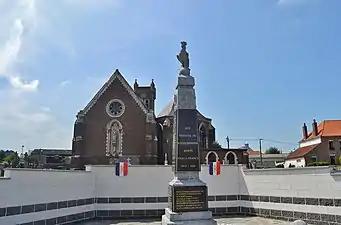 Monument aux morts« Monument aux morts de Racquinghem », sur Wikipasdecalais