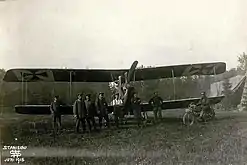 Base aérienne allemande à Stanislav, 1915